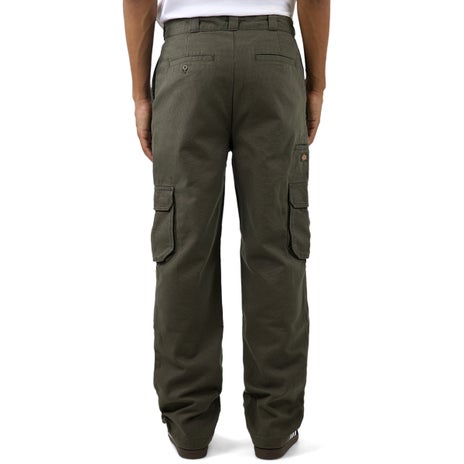 Dickies 85-283 Cargo Canvas Pant in Washed Dark Khaki