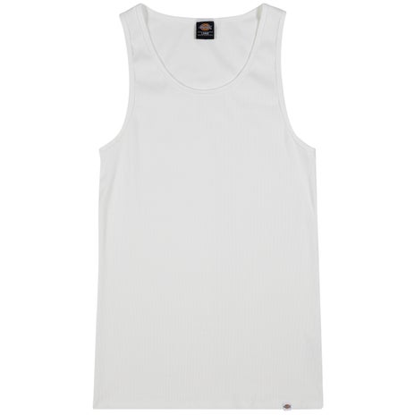 Dickies Basic Rib Singlet 3 Pack in White