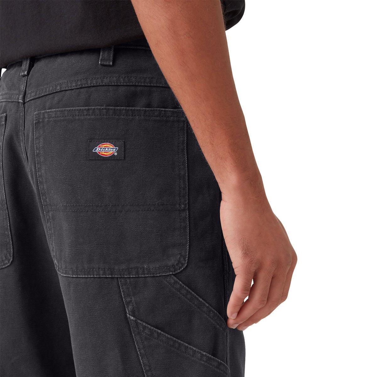 Dickies DX200 Denim Carpenter Short in Rinsed Black | Boardertown JP
