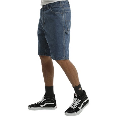 Dickies DX200 Denim Carpenter Short in Stonewashed Indigo