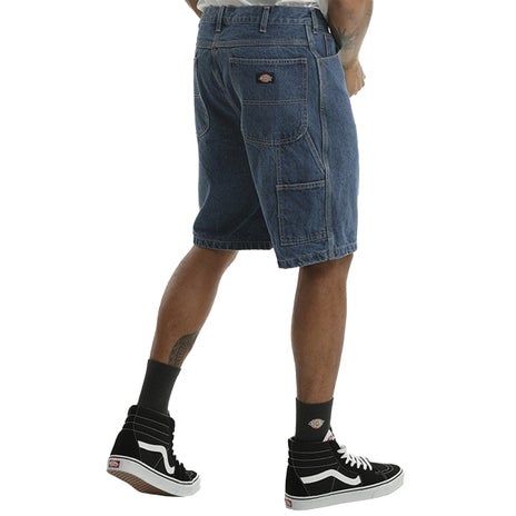 Dickies DX200 Denim Carpenter Short in Stonewashed Indigo