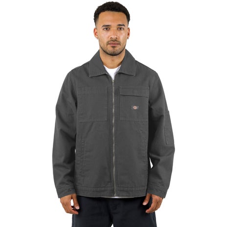Dickies Eisenhower Utility Canvas Jacket in Graphite