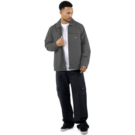 Dickies Eisenhower Utility Canvas Jacket in Graphite