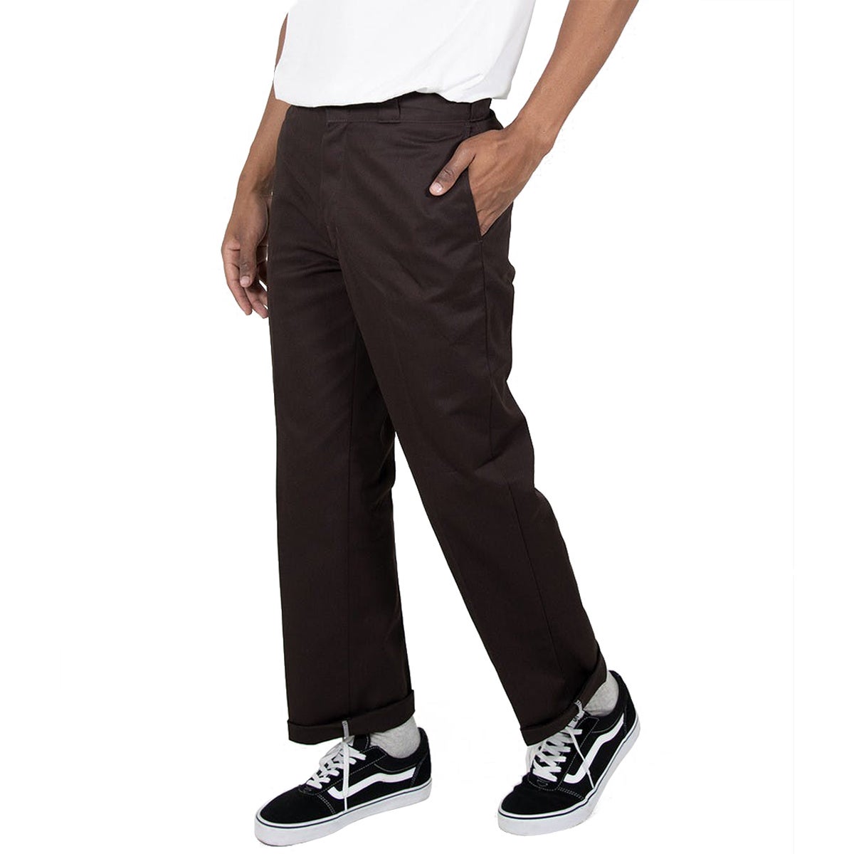 Dickies Original 874 Work Pant in Dark Brown Boardertown