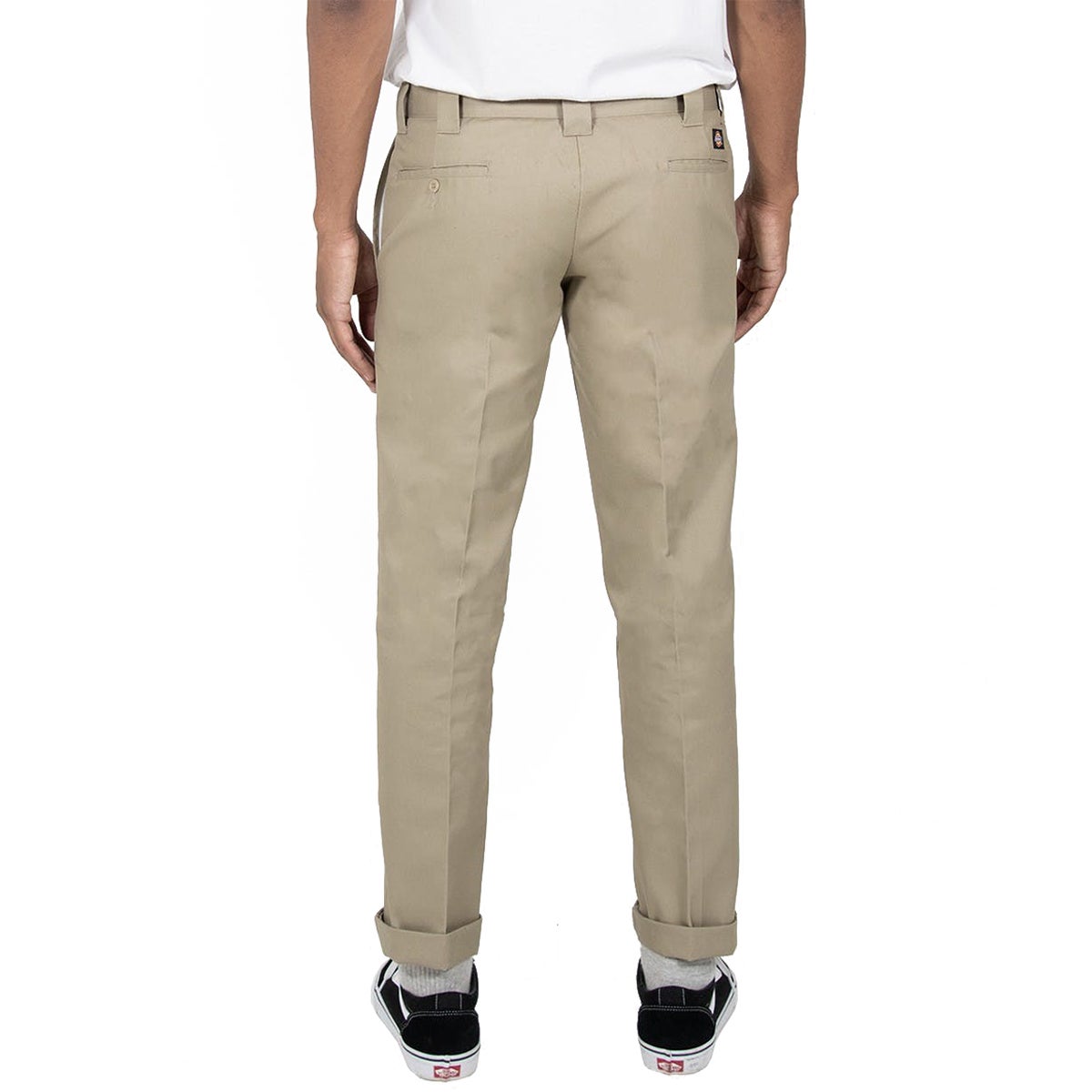 Dickies Slim Straight Work Pant in Khaki Boardertown