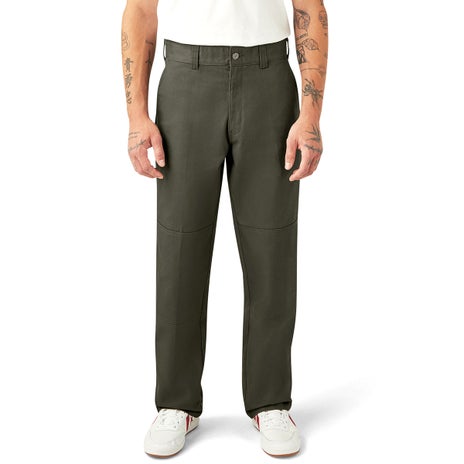 Dickies X Spitfire Double Knee Pant in Olive Green