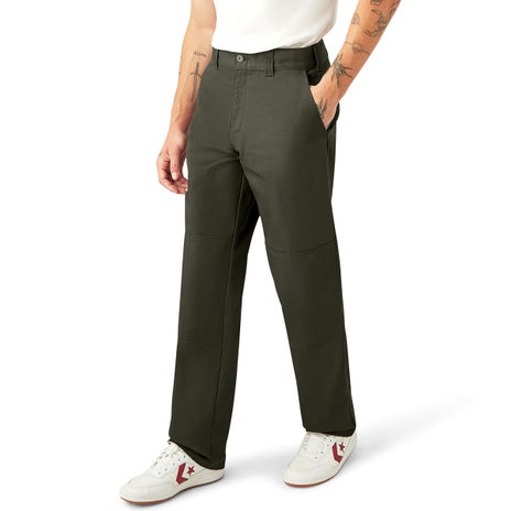 Dickies X Spitfire Double Knee Pant in Olive Green