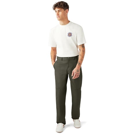 Dickies X Spitfire Double Knee Pant in Olive Green