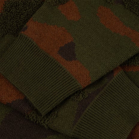 Dime Camo Chenille Knit in Woodland