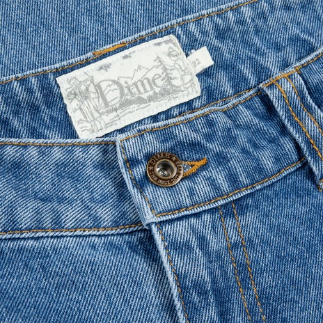 Dime Classic Baggy Denim Pants in Indigo Washed