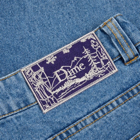 Dime Classic Baggy Denim Pants in Indigo Washed