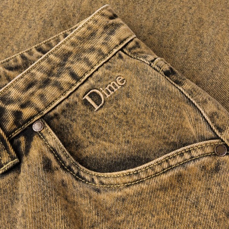 Dime Classic Baggy Denim Pants in Overdyed Gold