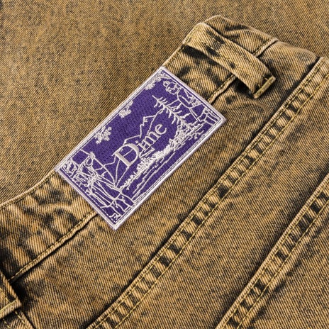 Dime Classic Baggy Denim Pants in Overdyed Gold