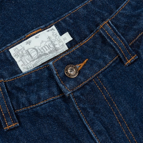 Dime Classic Denim Shorts in Indigo