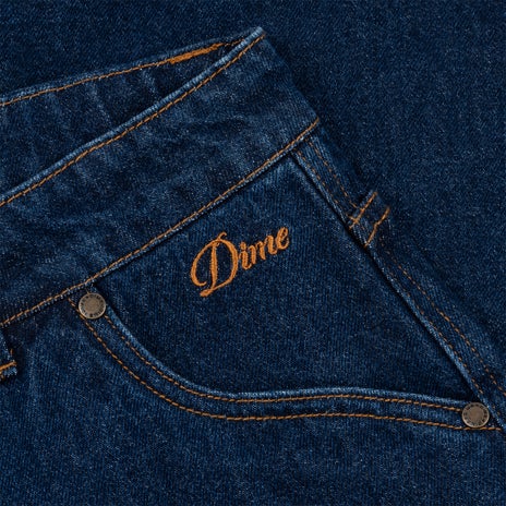 Dime Classic Denim Shorts in Indigo