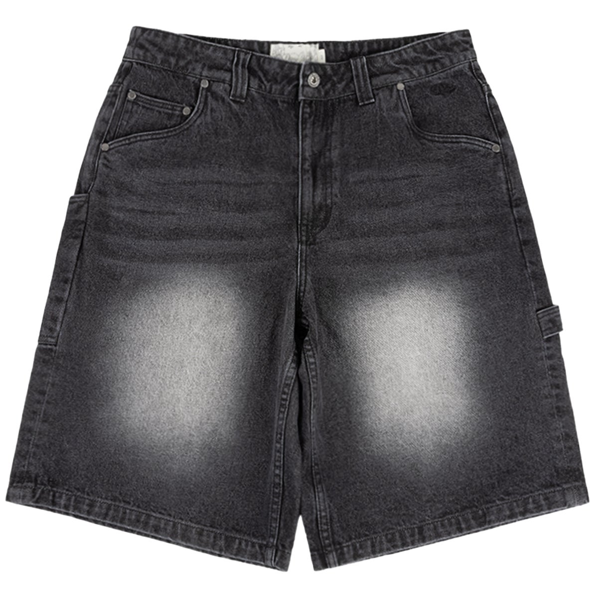 Dime Classic Denim Shorts in Sandblasted Black | Boardertown
