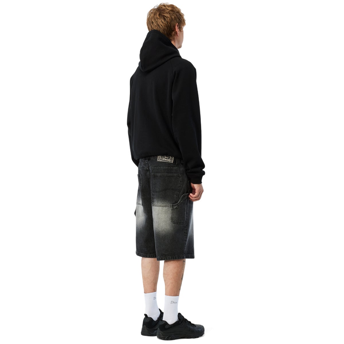 Dime Classic Denim Shorts in Sandblasted Black | Boardertown