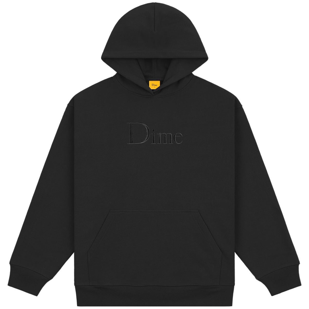Dime Classic Logo Hood in Black Boardertown