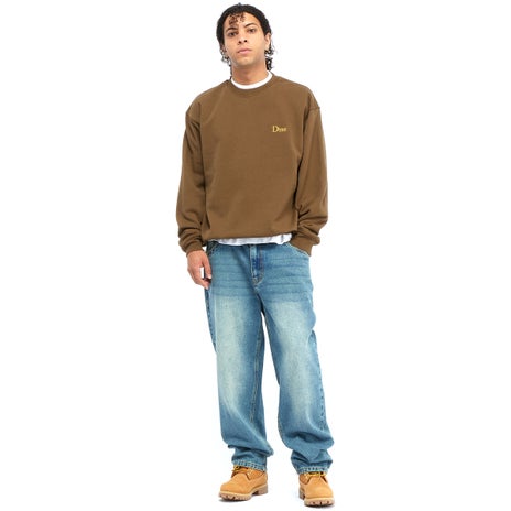 Dime Classic Relaxed Denim Pants in Sandblasted Indigo