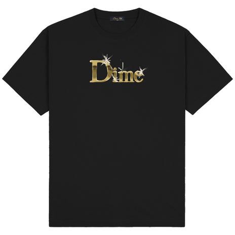Dime Classic Shiny Tee in Black