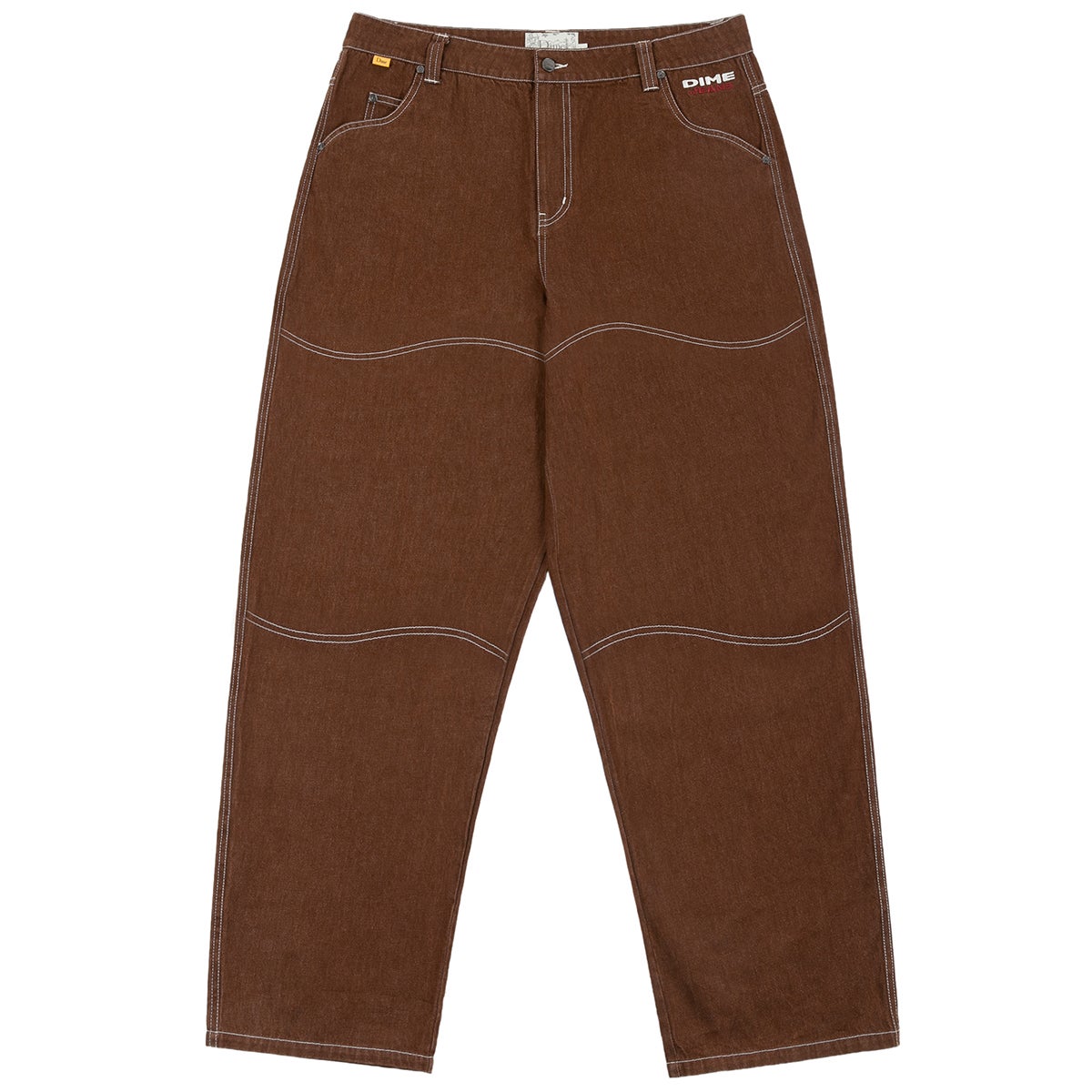 Dime Djco Denim Pants - Brown Wash