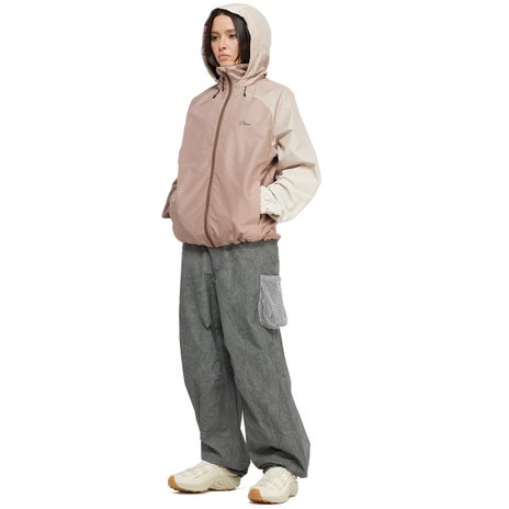 Dime Gradient Windbreaker in Brown