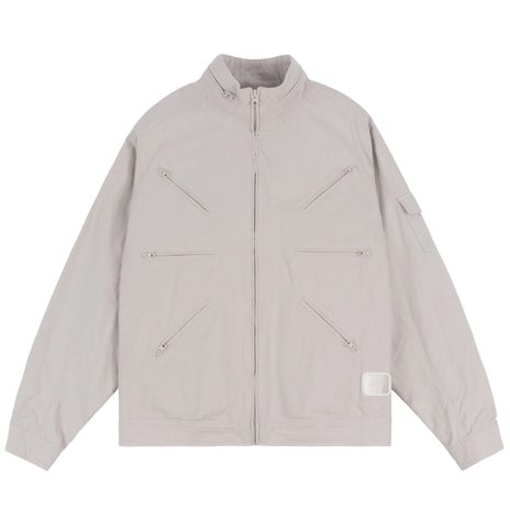 Dime Zip Jacket in Bone