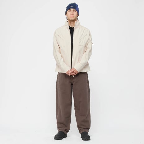 Dime Zip Jacket in Bone