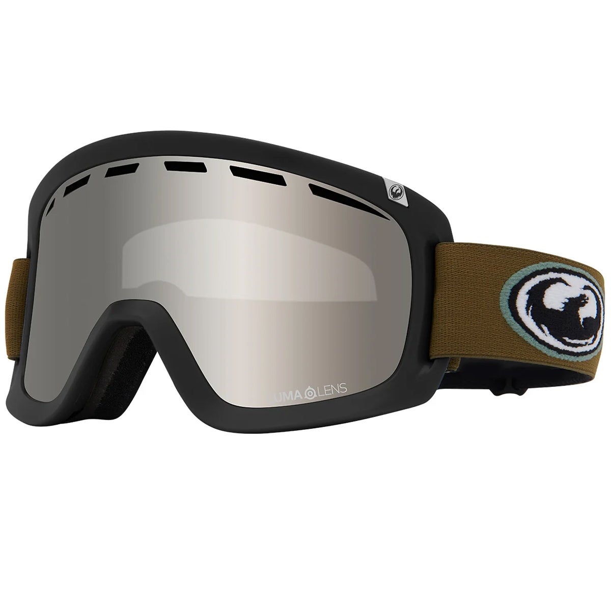 Dragon D1 Goggles + Bonus Lens in Old Skool/Silver Ion