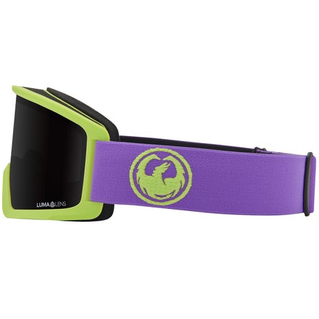 Dragon DXT Low Bridge Goggles in Murasaki/Dark Smoke