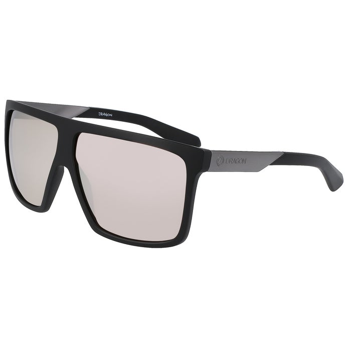 Dragon Ultra Lumalens Sunglasses in Matte Black/Silver Ion