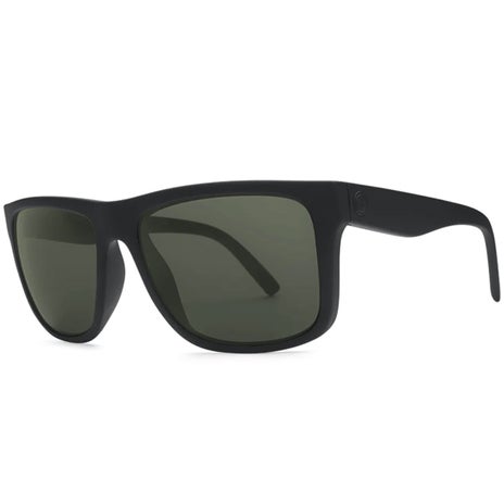 Electric Swingarm XL JM Polarized Sunglasses in Matte Black/Grey