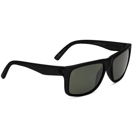 Electric Swingarm XL JM Polarized Sunglasses in Matte Black/Grey