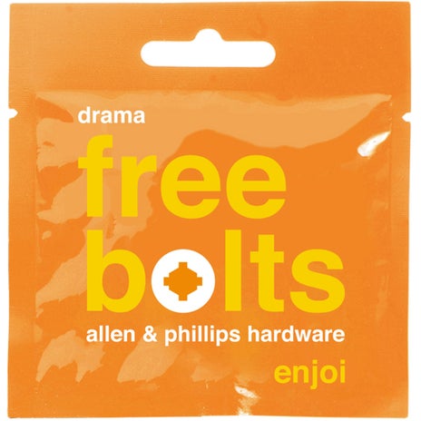 Enjoi Drama Free Bolts Skateboard Hardware in Multi
