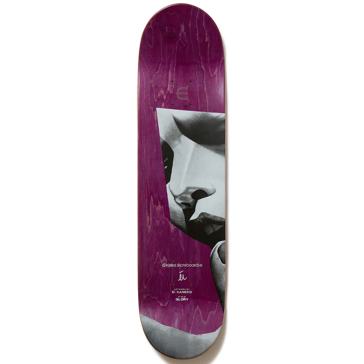 Evisen Glory Skateboard Deck in Grey/Black | Boardertown
