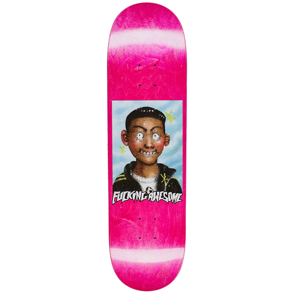 Fucking Awesome Class Photo Painted By Sickid Skateboard Deck in