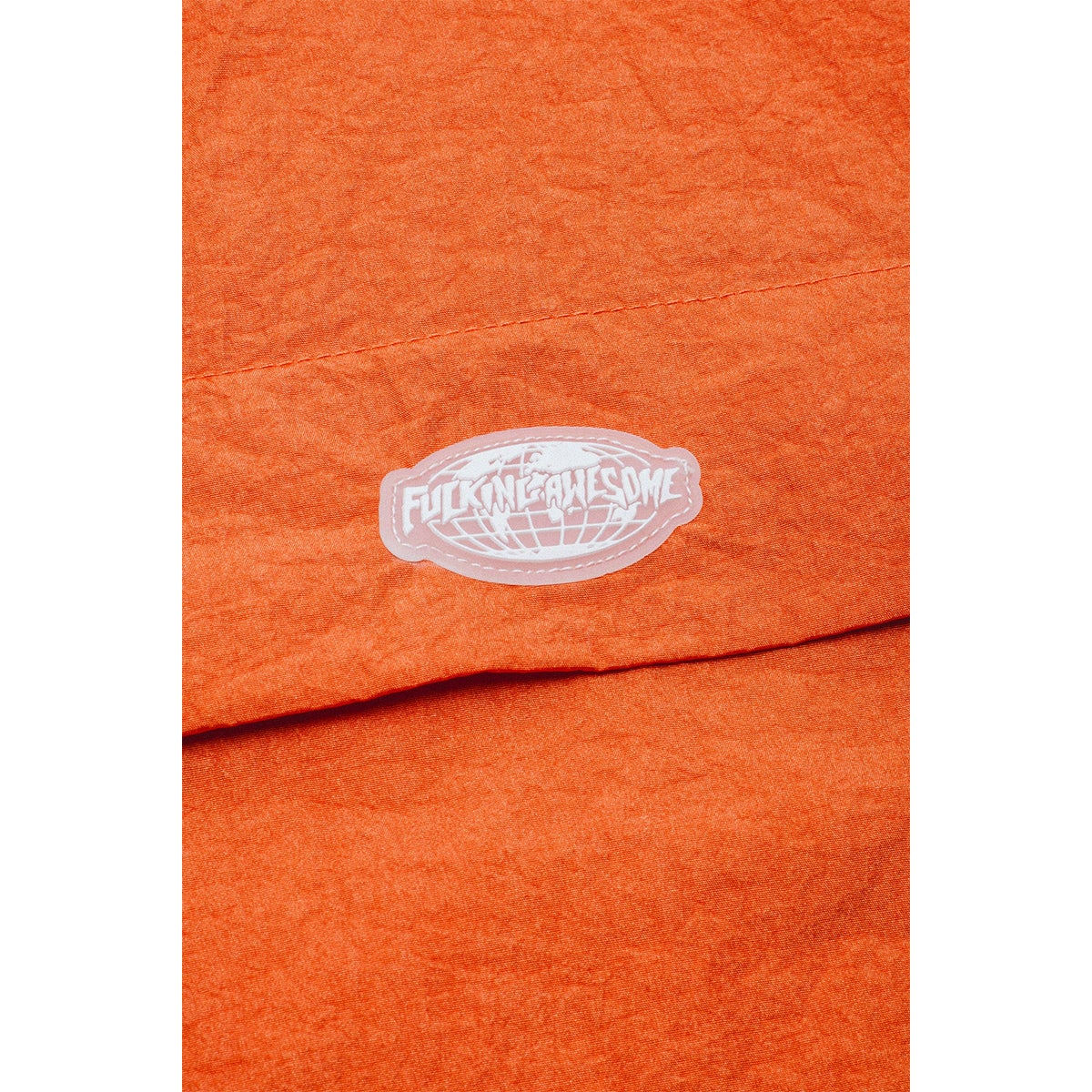 美品 FCRB BACK STRIPE ANORAK Fucking Awesome Crinkle Nylon Anorak in Sunburst | Boardertown