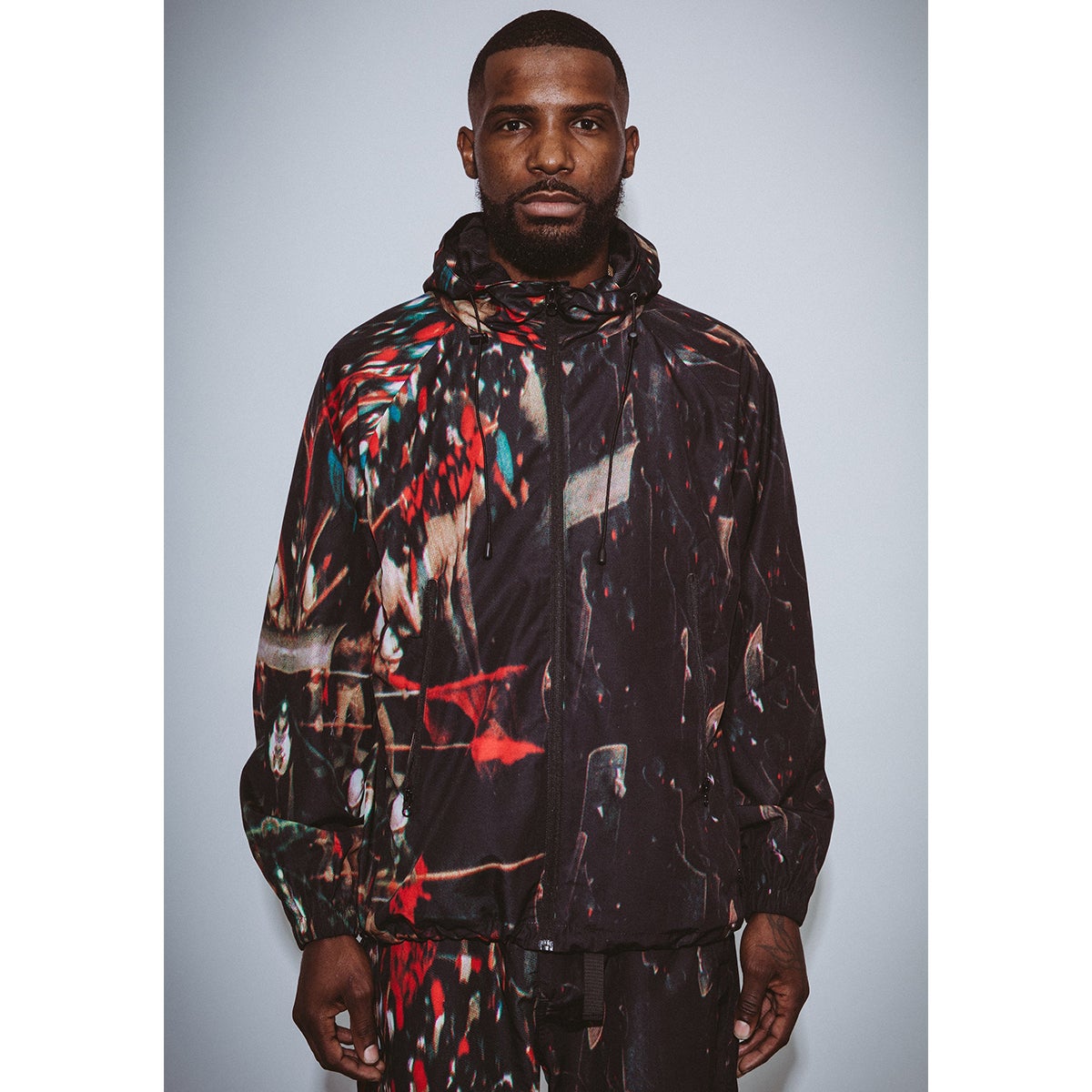 Fucking Awesome Riot Shell Jacket in Allover Print | Boardertown Fucking Awesome Riot Shell Jacket in Allover Print | Boardertown