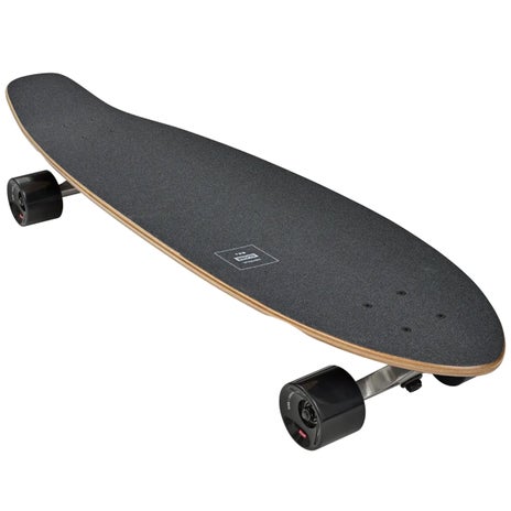 Globe The All-Time Longboard Skateboard in Red Marble Stack