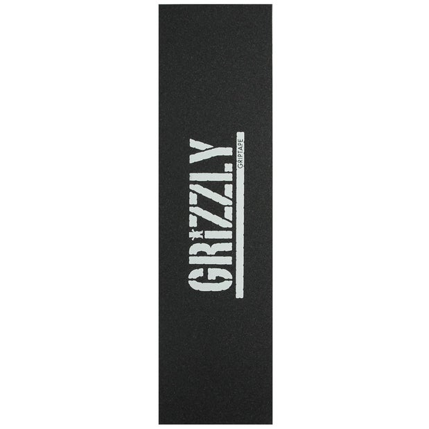 Grizzly Grip - Stamp Print in White
