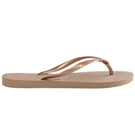 Havaianas Kids Slim Crystal SW II Jandal in Rose Gold