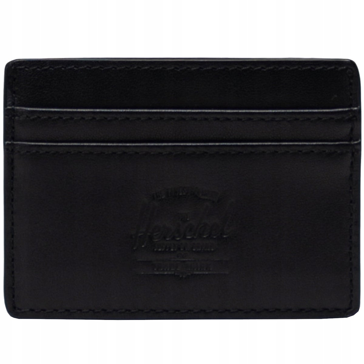 Herschel Charlie Leather RFID Wallet in Black Boardertown
