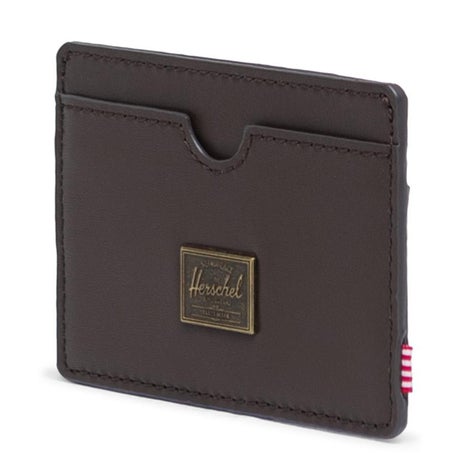 Herschel Charlie Leather RFID Wallet in Brown
