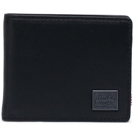 Herschel Hank Leather RFID Wallet in Black