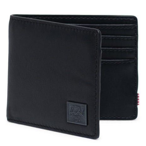 Herschel Hank Leather RFID Wallet in Black