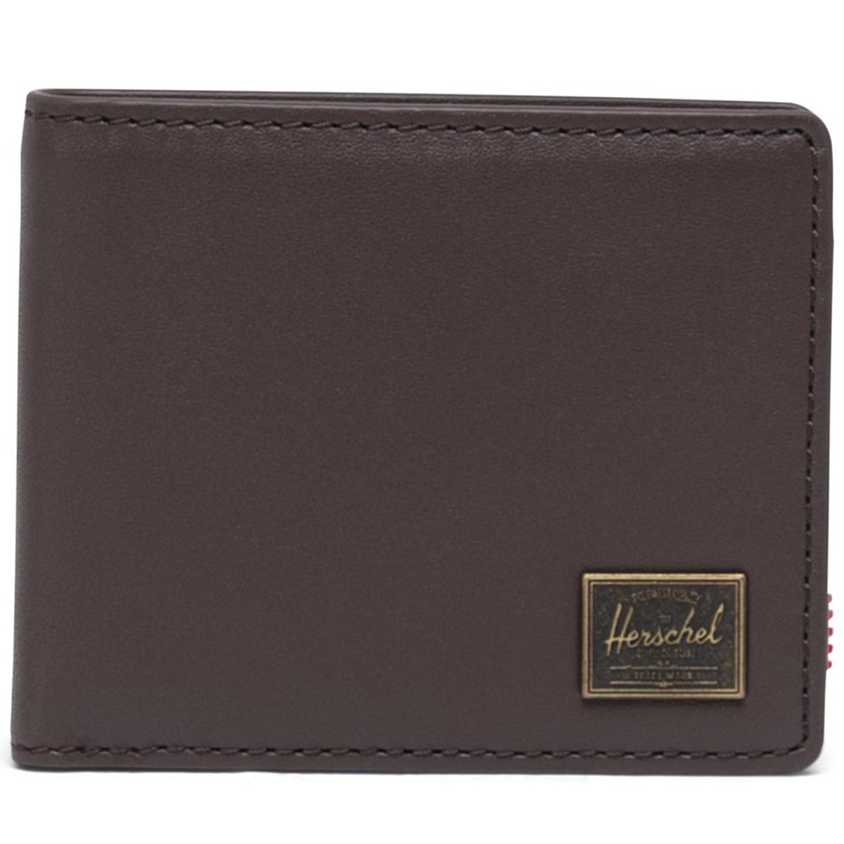 Herschel Hank Leather RFID Wallet in Brown Boardertown