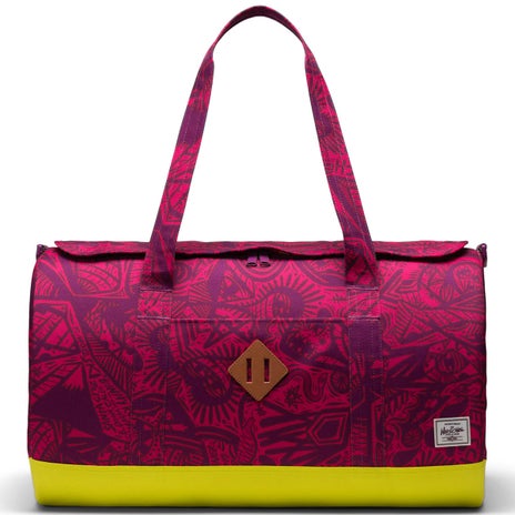 Herschel Thomas Campbell Heritage Duffle in Hollyhock/Evening Primrose