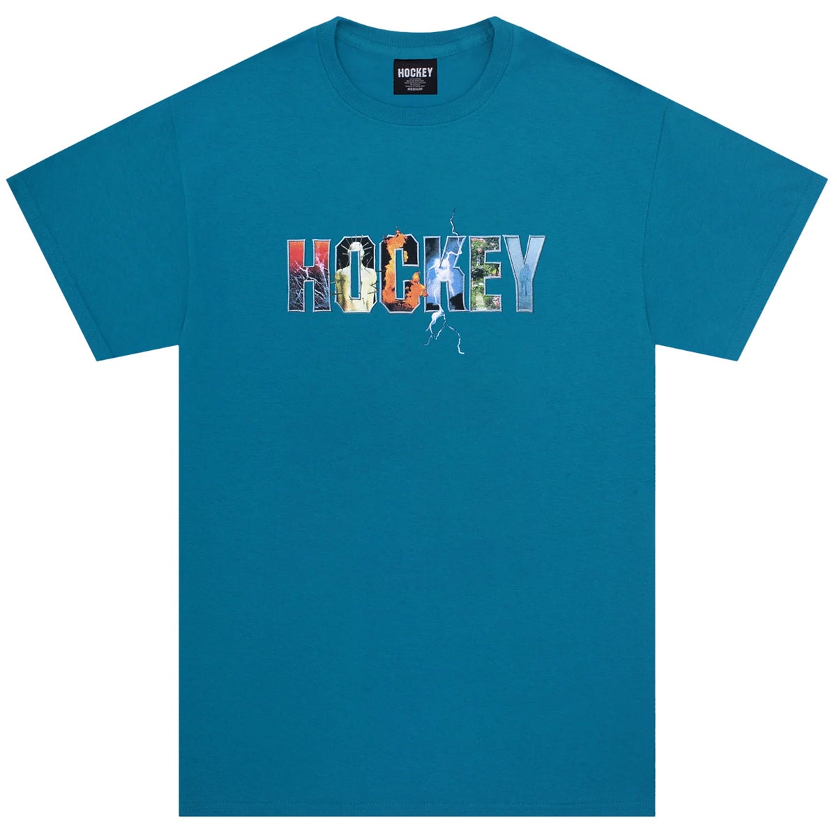 Hockey Dave's Arena Tee in Topaz Blue | Boardertown