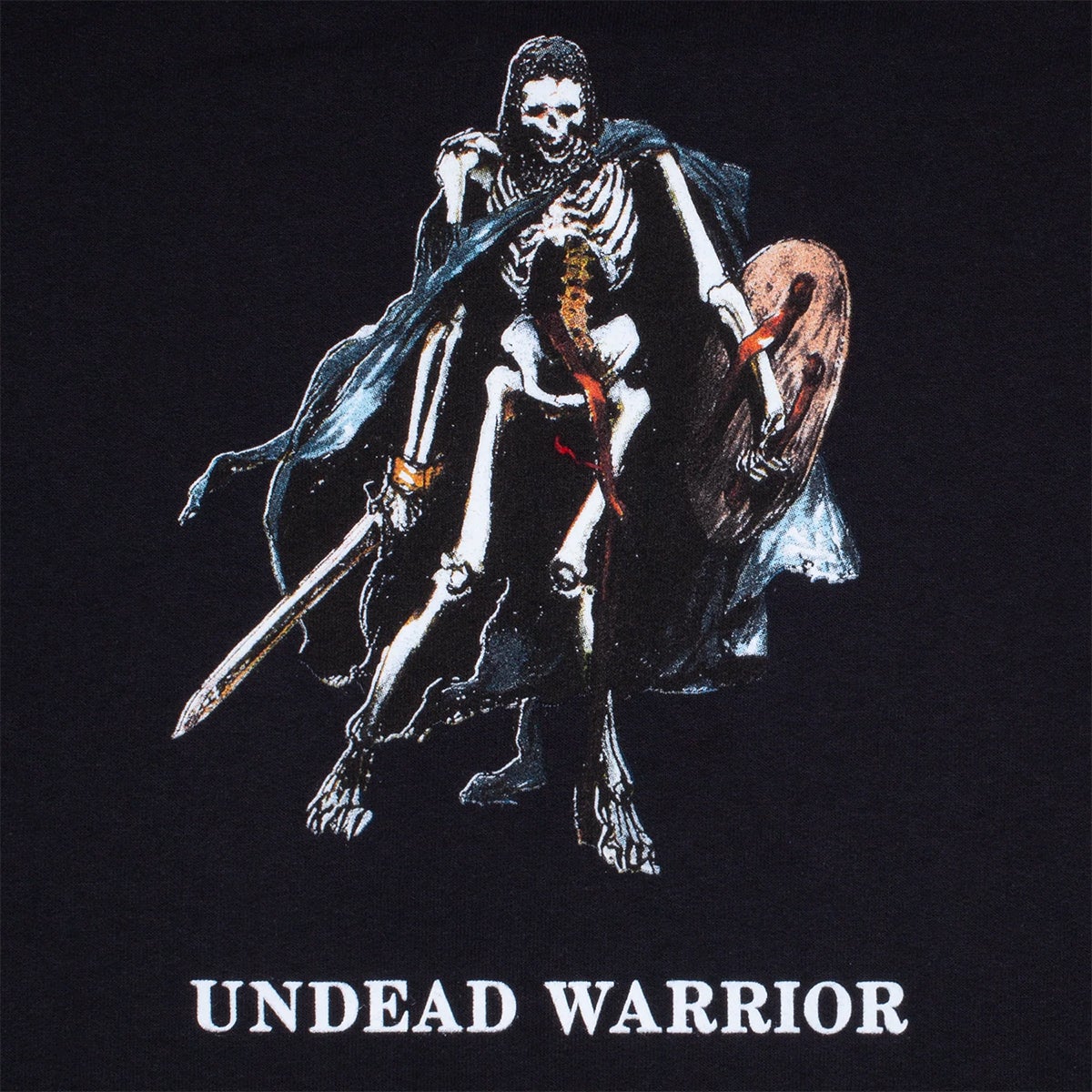 【HOCKEY】 UNDEAD WARRIOR ZIP UP HOODIE / BLACK Hockey Skateboards Undead Warrior Zip Up Hoodie Black