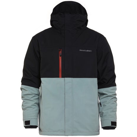 Horsefeathers Track Jacket in Black/Blue Haze